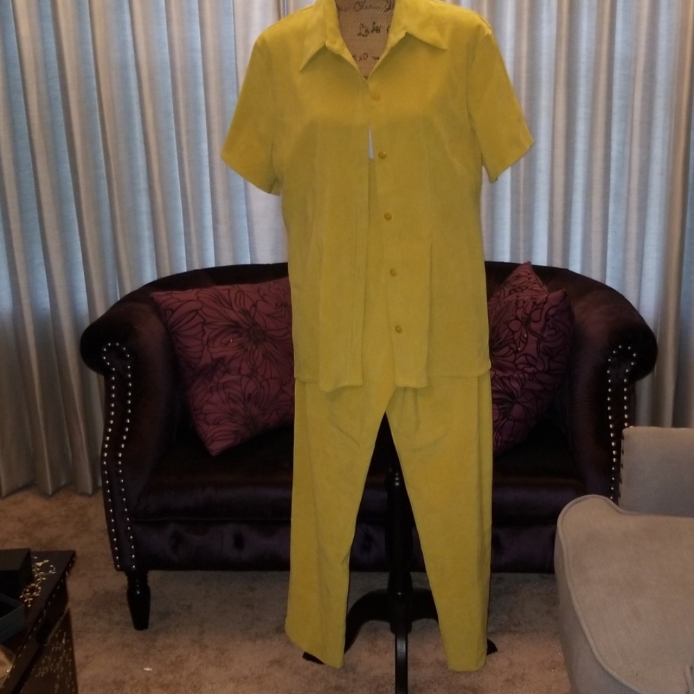 Ashley Stewart 3 Piece Pants and Skirt Set